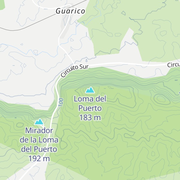 Map of Loma del Puerto