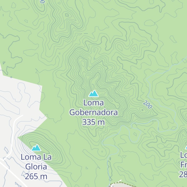 Map of Loma Gobernadora