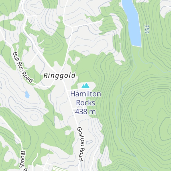Map of Hamilton Rocks