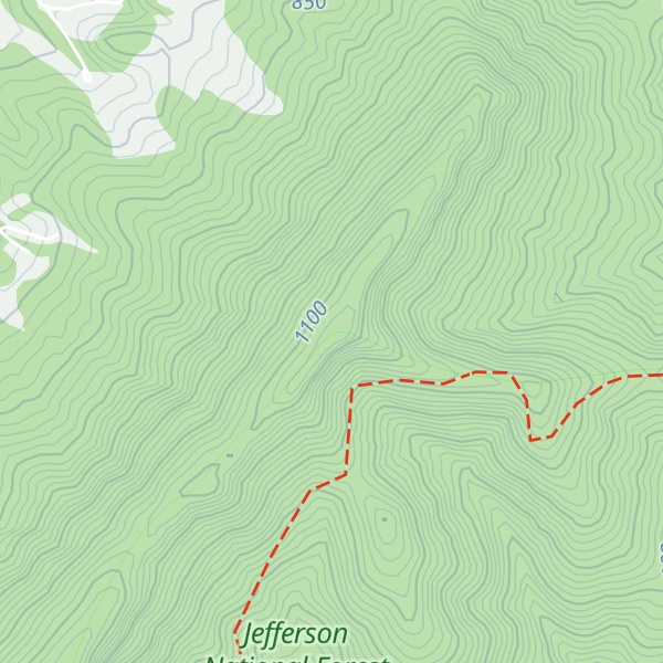 Map of Rich Patch Mountains