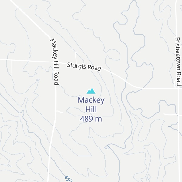 Map of Mackey Hill