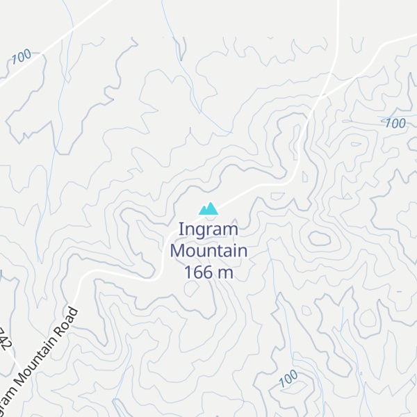 Map of Ingram Mountain