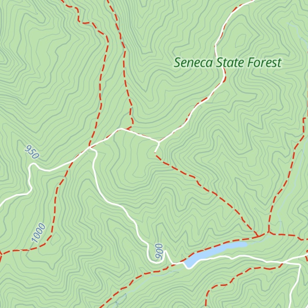 Map of Thorny Creek Mountain