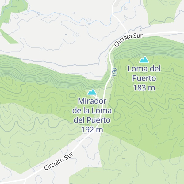 Map of Mirador de la Loma del Puerto