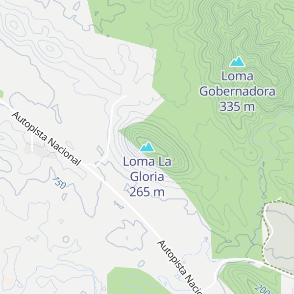 Map of Loma La Gloria