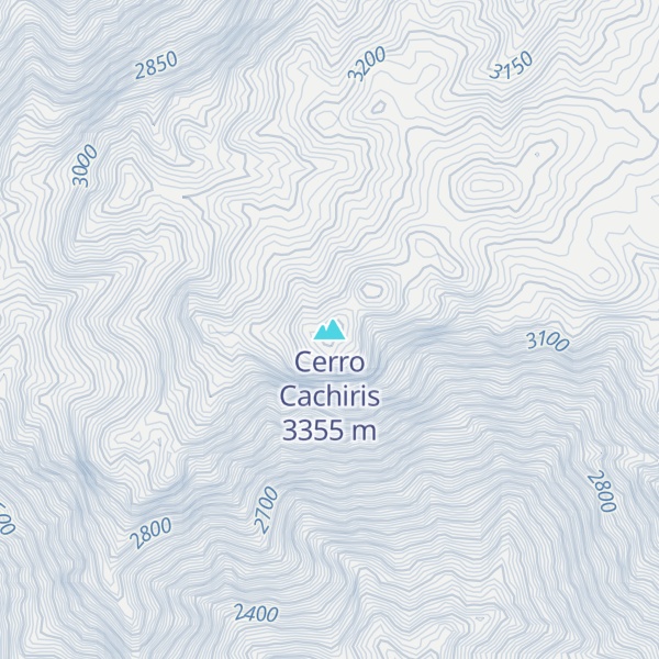 Map of Cerro Cachiris