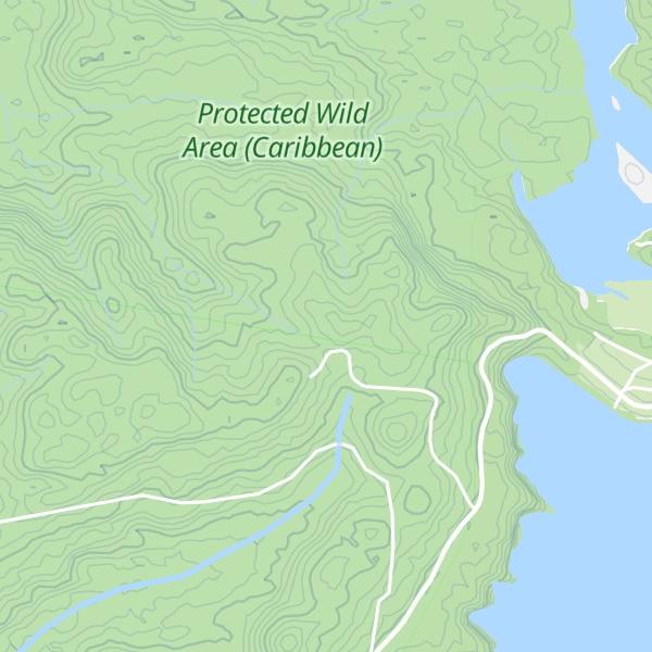 Map of Cerro Gatún