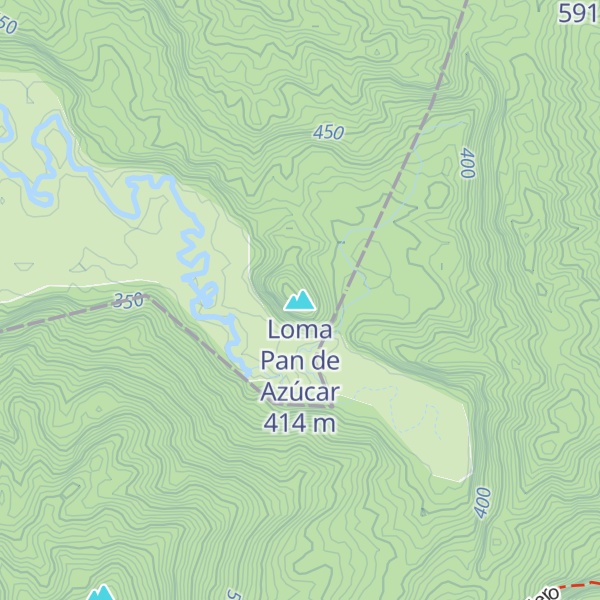 Map of Loma Pan de Azúcar