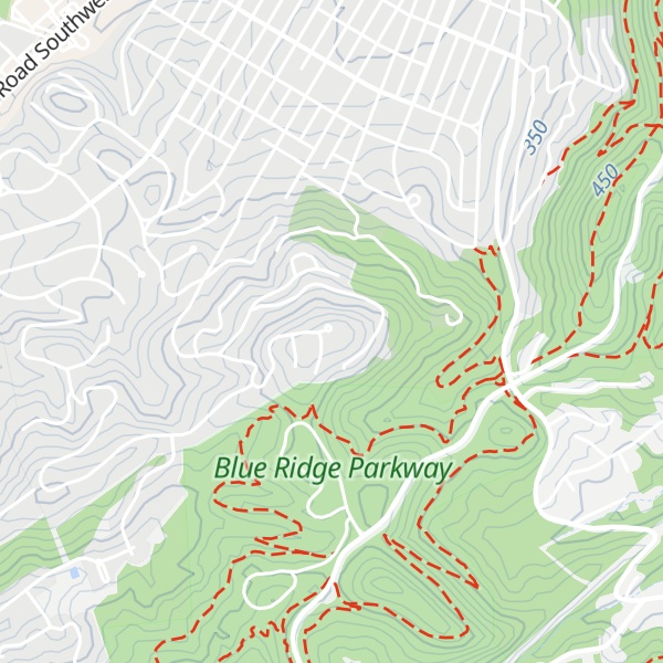 Map of Stone Mountain
