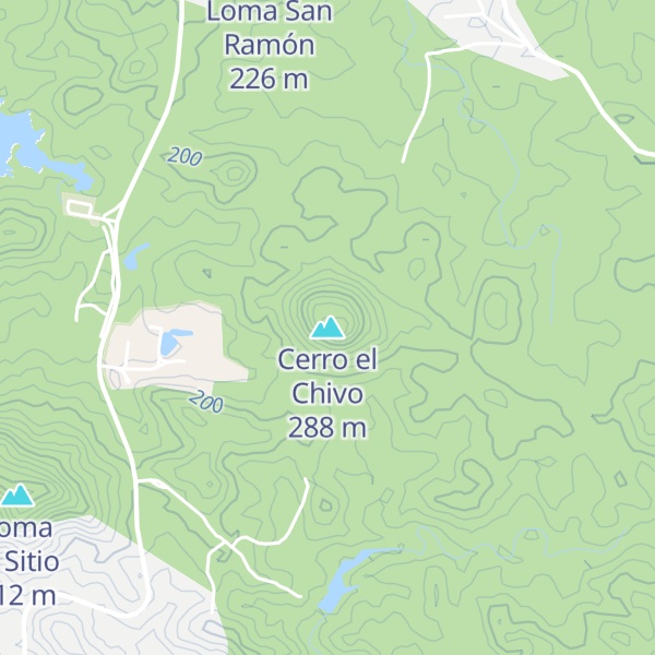 Map of Cerro el Chivo