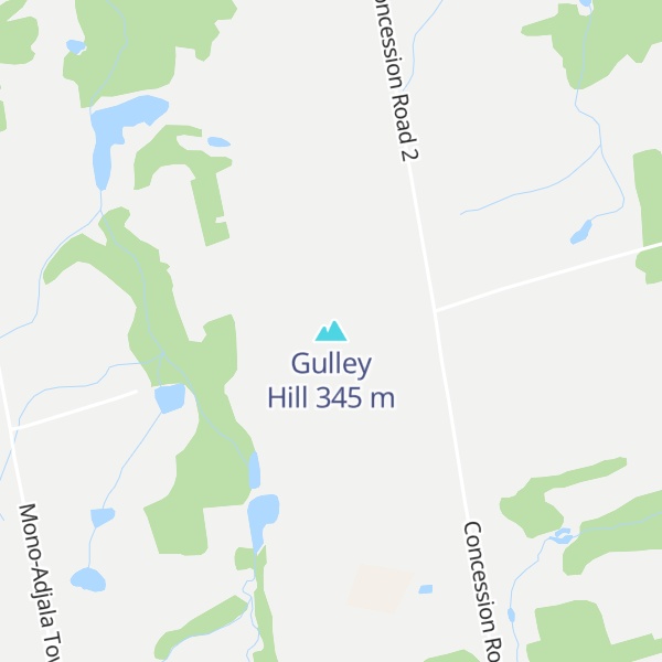 Map of Gulley Hill