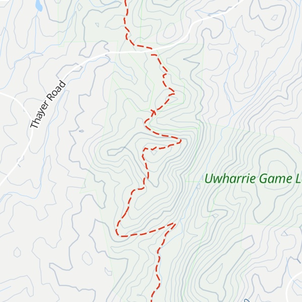 Map of Little Long Mountain