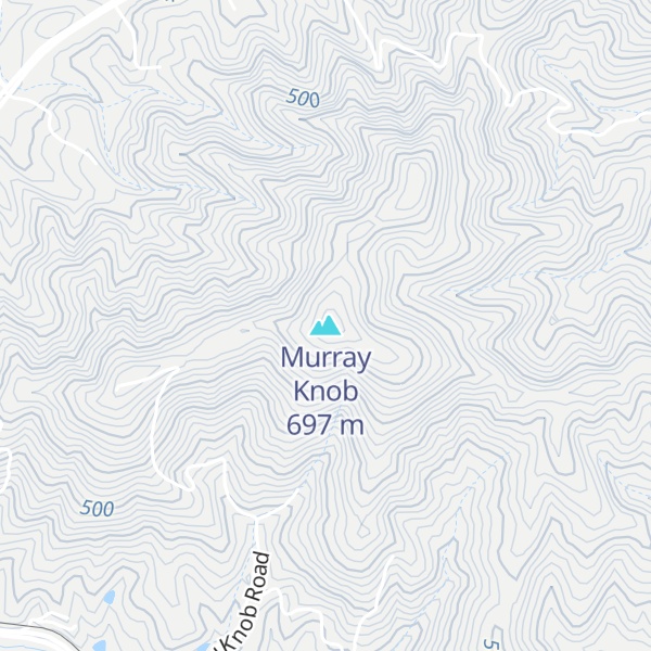 Map of Murray Knob