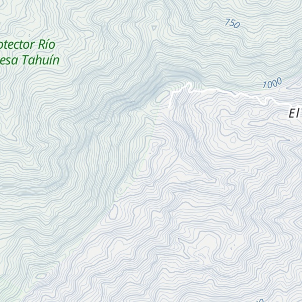 Map of Cerro el Oso