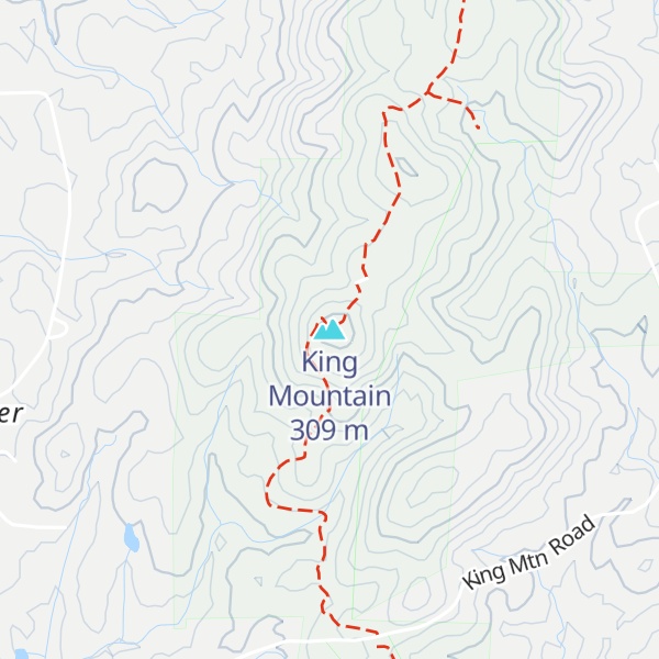 Map of King Mountain