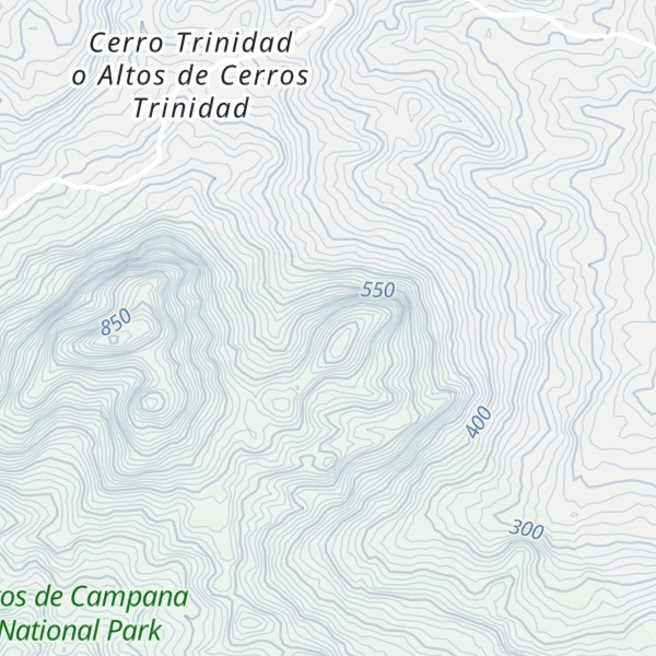 Map of Cerro Vallolí