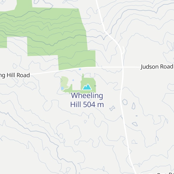Map of Wheeling Hill