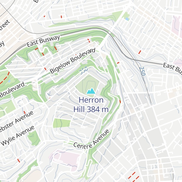 Map of Herron Hill