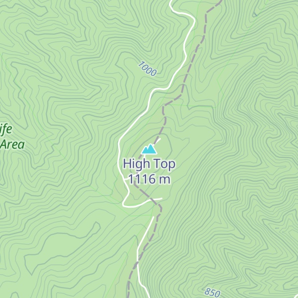 Map of High Top