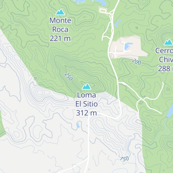 Map of Loma El Sitio