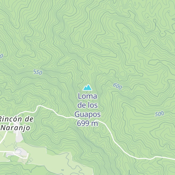 Map of Loma de los Guapos