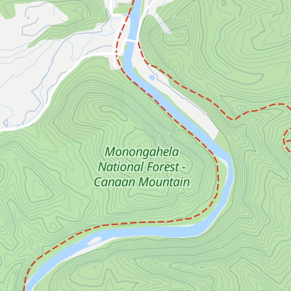 Map of Rabbit Knob