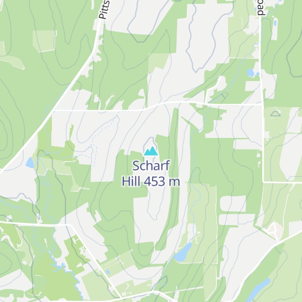 Map of Scharf Hill