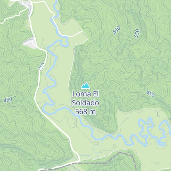Map of Loma El Soldado