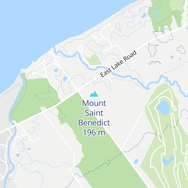 Map of Mount Saint Benedict