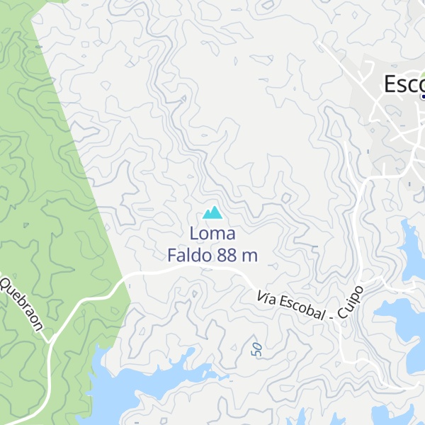 Map of Loma Faldo