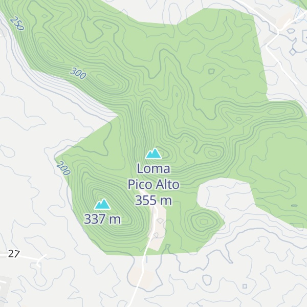 Map of Loma Pico Alto