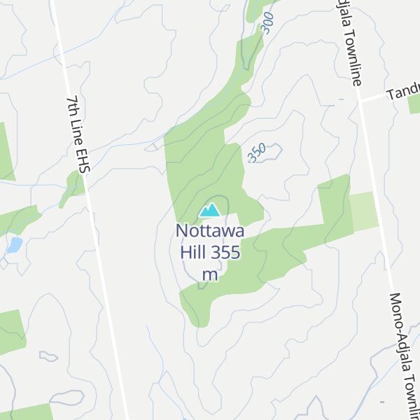 Map of Nottawa Hill