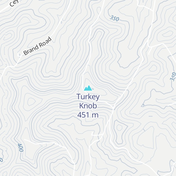 Map of Turkey Knob