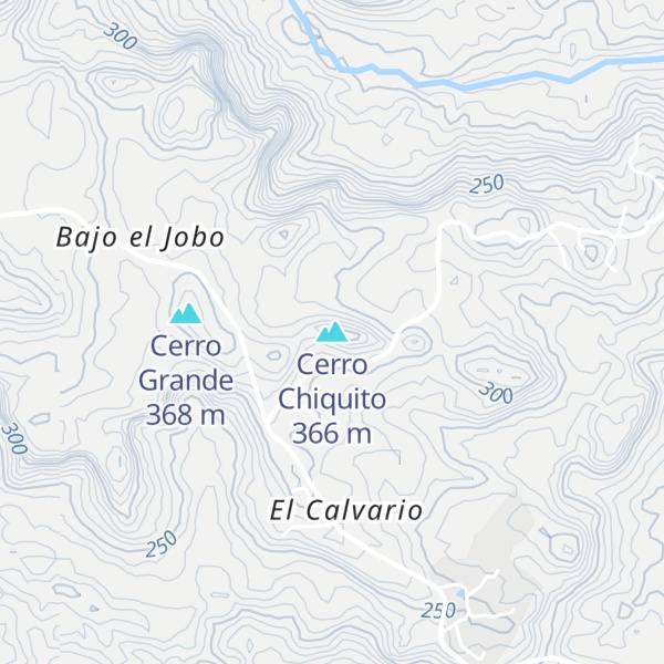 Map of Cerro Chiquito