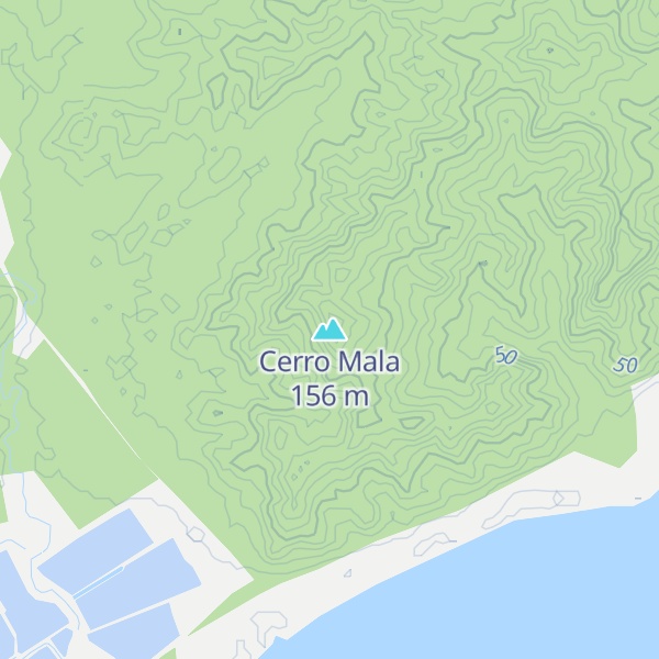 Map of Cerro Mala