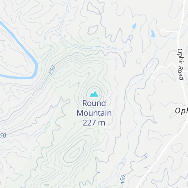 Map of Round Mountain