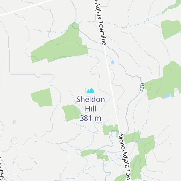 Map of Sheldon Hill