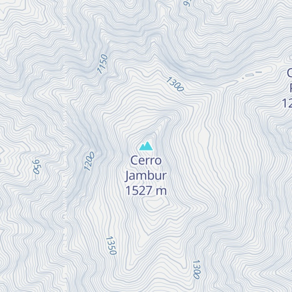 Map of Cerro Jambur