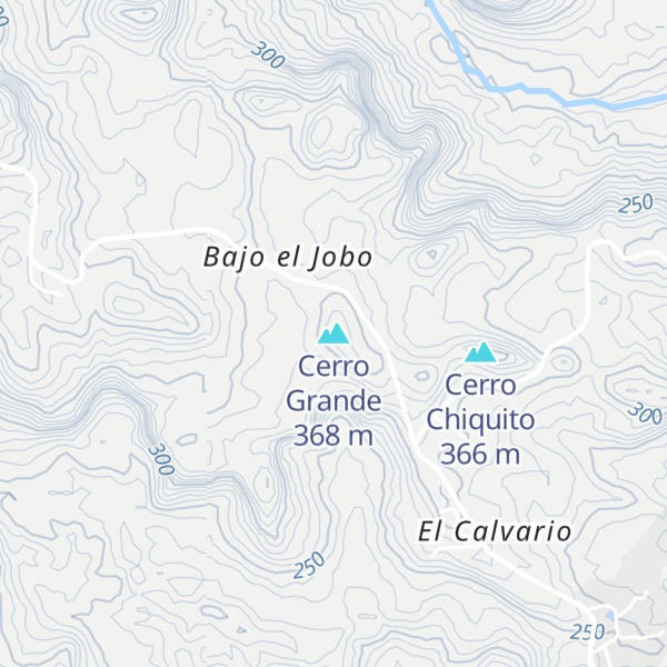 Map of Cerro Grande