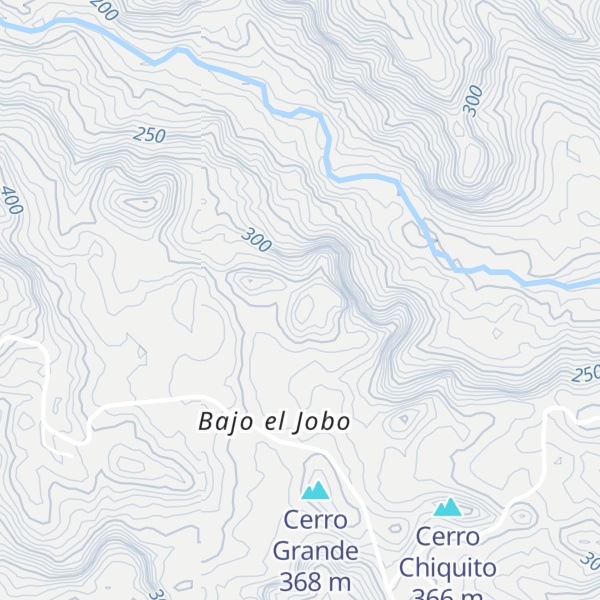 Map of Cerro Ventolín