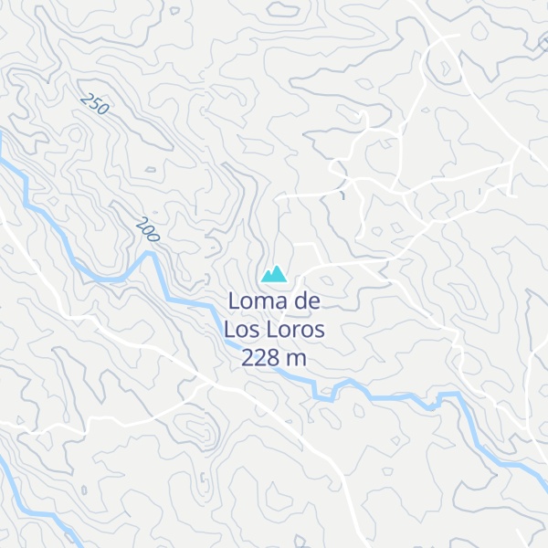 Map of Loma de Los Loros