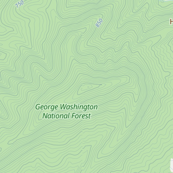 Map of Mud Run Mountain
