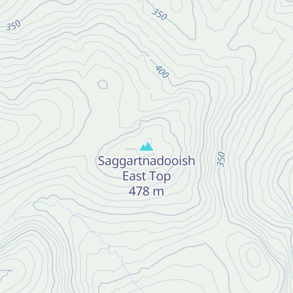 Map of Saggartnadooish East Top