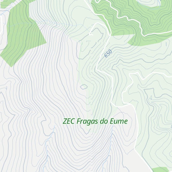Map of Pena da Uz