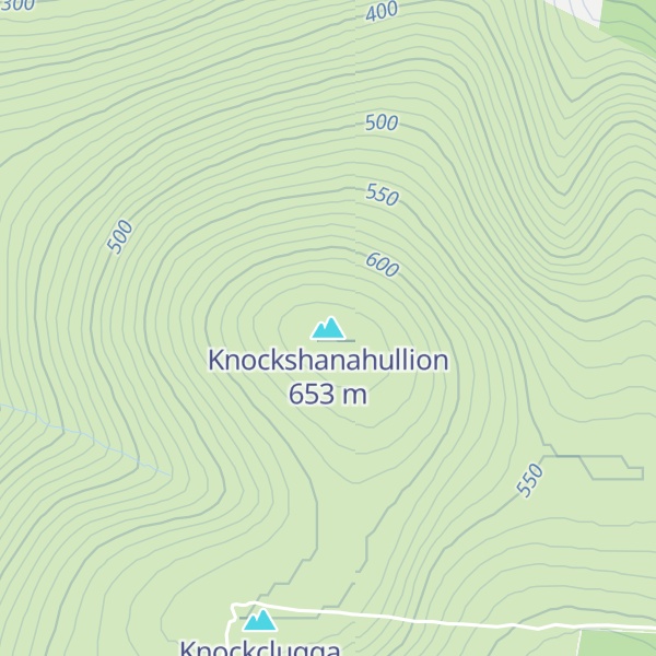 Map of Knockshanahullion