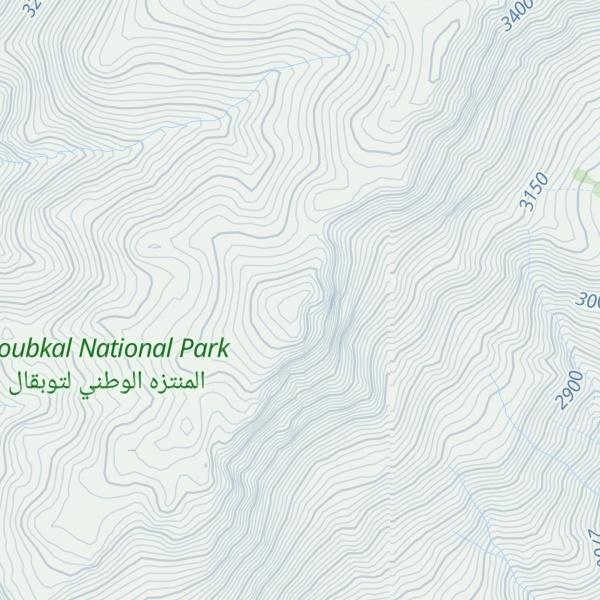 Map of Adrar Iwzag-ner