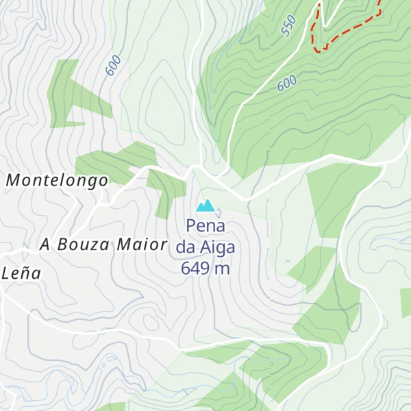 Map of Pena da Aiga