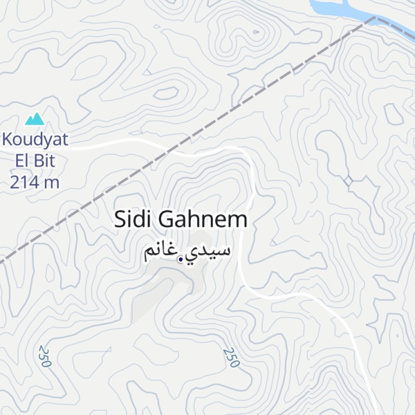 Map of Koudyet Ch’aïba