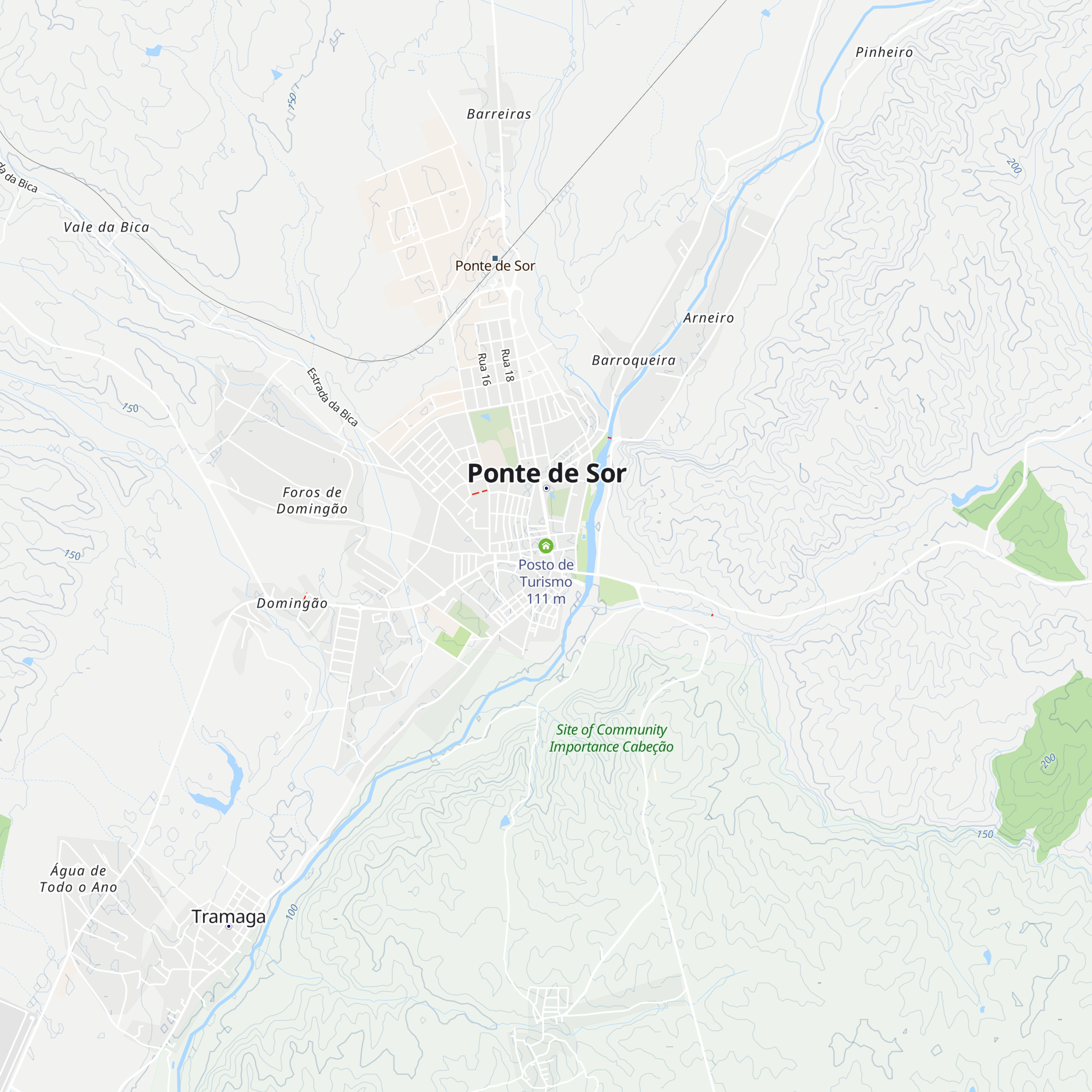 Posto de Turismo map