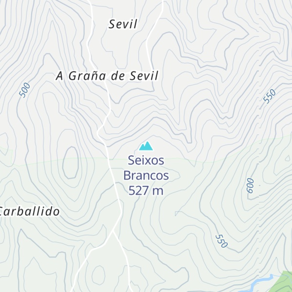 Map of Seixos Brancos